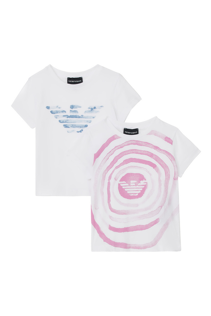 Watercolor Logo T-Shirts, Pack of 2